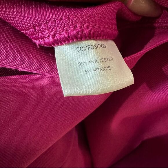 ALIEVA IRA TWO TONE BANDAGE Navy and Pink One-Shoulder Bodycon Mini Dress Size L - Picture 9 of 11